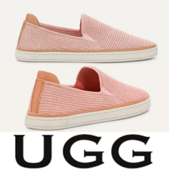 Ugg Sammy Metallic Pink Slip on Women's Sneakers Flats Metallic Athleisure sz 9 - Picture 10 of 10
